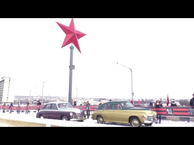 Ночные Волки Луганска восстановили Звезду Победы, взорванную террористами